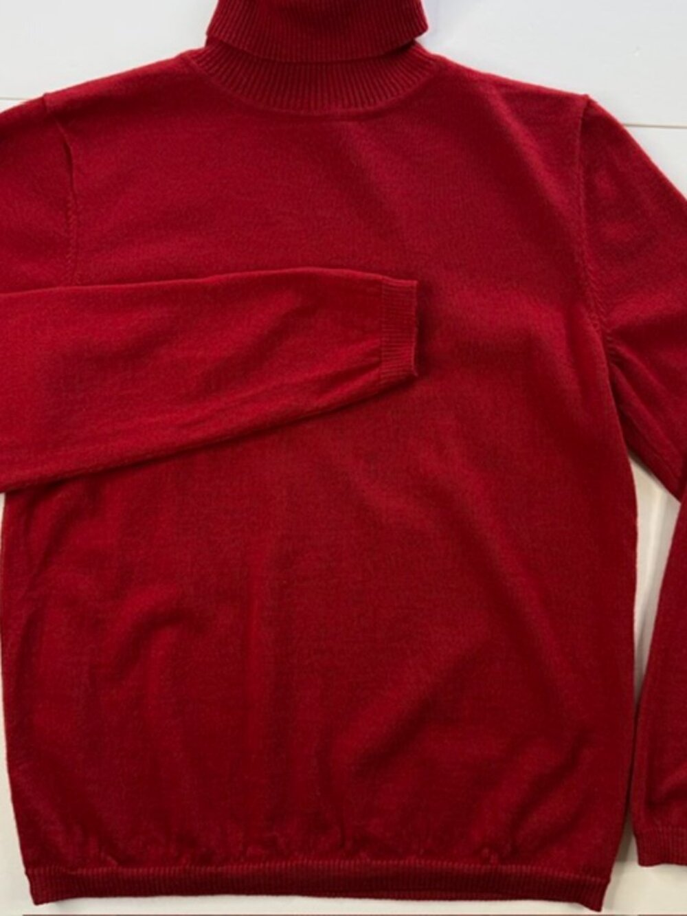 Pendleton Turtleneck Sweater Rust Women M Merino Wool Knit Pullover Transitional - Picture 2 of 9